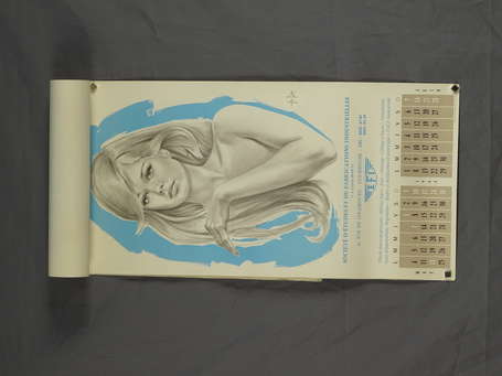 ASLAN - Calendrier 1964 Publicitaire et illustré 