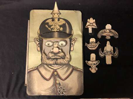 Jeu ancien à système - Tête de Soldat Allemand 