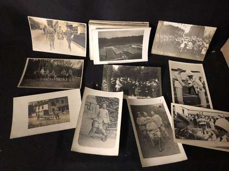 Militaria Guerre - ensemble de 42 cartes photos - 