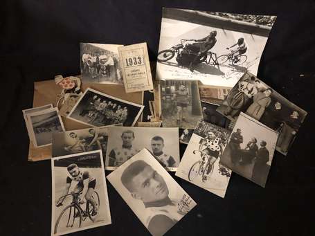 Cyclisme - Henri LEMOINE - ensemble de 16 Photos 
