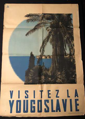 Visitez la Yougoslavie - affiche publicitaire 