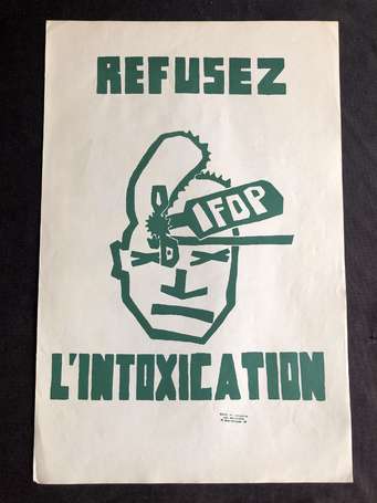 MAI 68 - affiche « Refusez l'intoxication IFOP » -