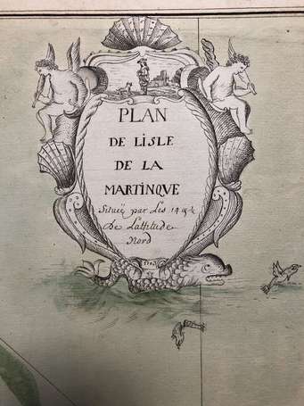 Ile de la Martinique 1703 - Carte géographique 