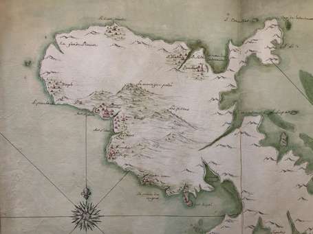 Ile de la Martinique 1703 - Carte géographique 
