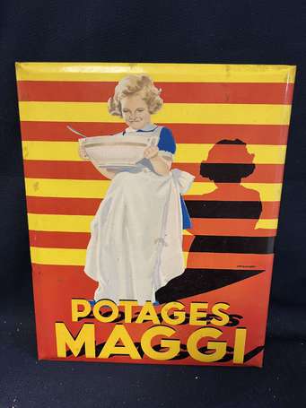 « Potages MAGGI » - Glacoïde PLV publicitaire 