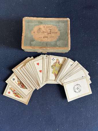 Cartes à jouer 1849 GRIMAUD et CHARTIER - Jeu de 