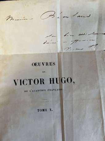 Victor HUGO (1802-1885) - Envoi autographe de 
