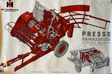 Agriculture - « Mc CORMICK , presse ramasseuse à 