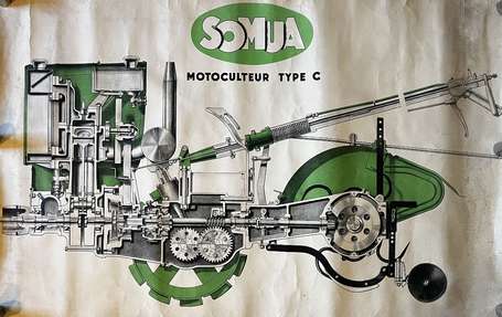 Agriculture - « SOMUA , motoculteur type C » - 