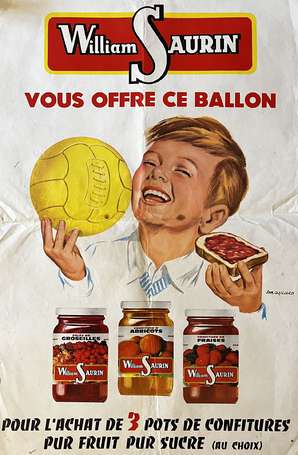 Alimentation - « William SAURIN » - Affiche 