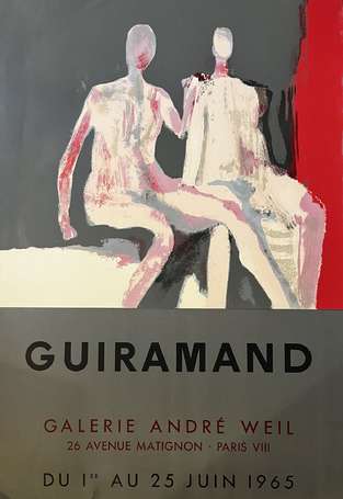 GUIRAMAND - « Exposition à la galerie André WEIL ,