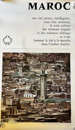 MAROC -Affiche de l'office national marocain du 