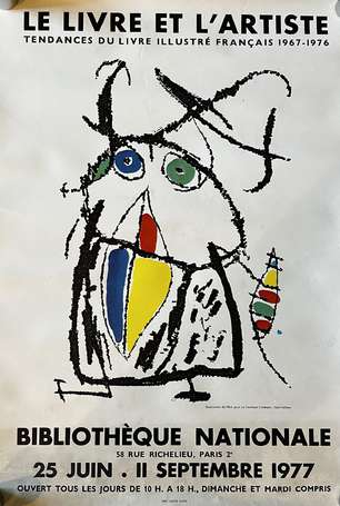 MIRO - « Le Livre et L'artiste , Bibliothèque 