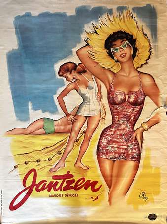 MODE - « JANTZEN , Marque déposée » Affiche 