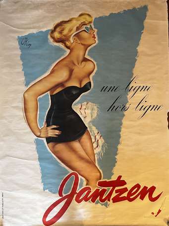 MODE - « JANTZEN , Une ligne hors ligne » Affiche 