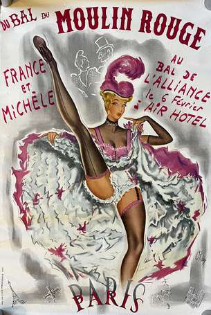 OKLEY - « Bal du Moulin Rouge à Paris » - Affiche 