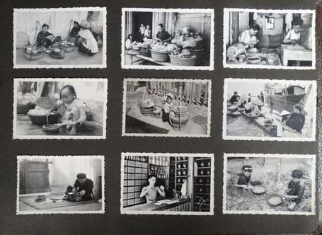 Asie - Vietnam Indochine & Cambodge - Album ancien