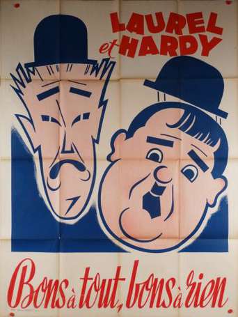 Affiche de Cinéma - Laurel & Hardy 