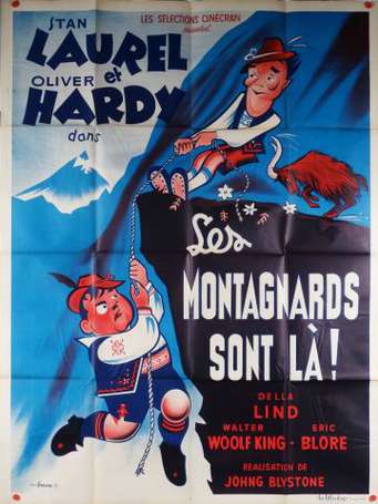 Affiche de Cinéma - Laurel & Hardy 