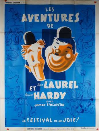 Affiche de Cinéma - Laurel & Hardy 