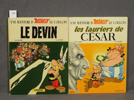 Uderzo : Astérix ; Les Lauriers de César et Le 