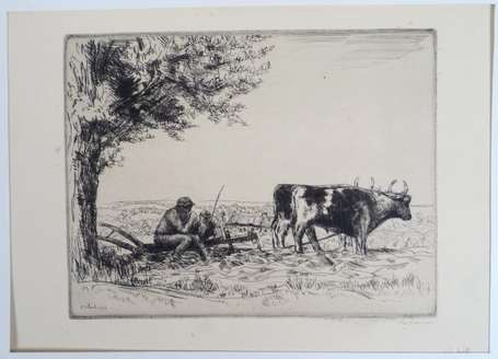 FRELAUT (Jean) - 1879-1954 - Gravure à l'eau-forte