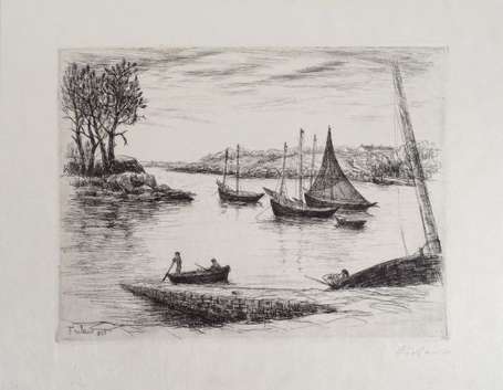 FRELAUT (Jean) - 1879-1954 - Gravure à l'eau-forte