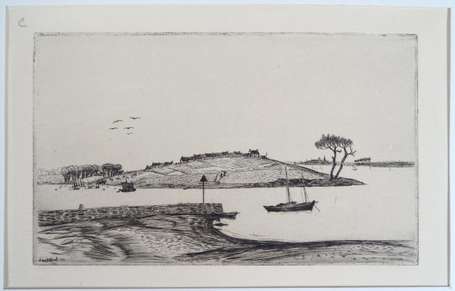 FRELAUT (Jean) - 1879-1954 - Gravure à l'eau-forte