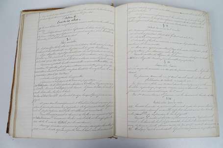 [MANUSCRIT - DROIT - LOIRE INFERIEURE] - 1 volume 