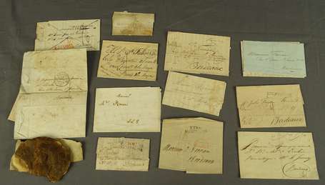 Lettres manuscrites 19ème , pour Bordeaux , avec 