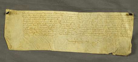 Manuscrit sur velin , 21 Mai 1402 - André Ruault 