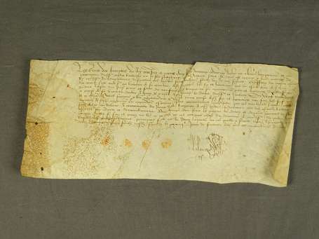 Manuscrit sur velin , 23 Juin 1498 - 
