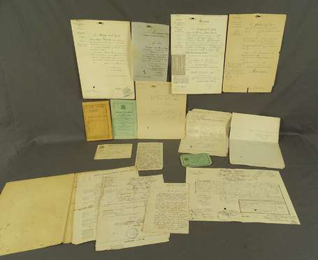 Militaria - Divers documents militaires , imprimés