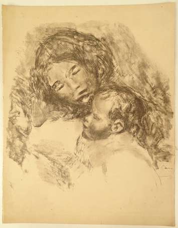 RENOIR Pierre-Auguste (1841-1919) - Maternité. 