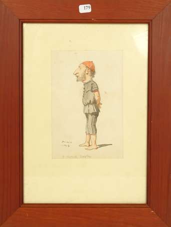 COTTIER Maurice (1822-1881) - Caricature de marin 