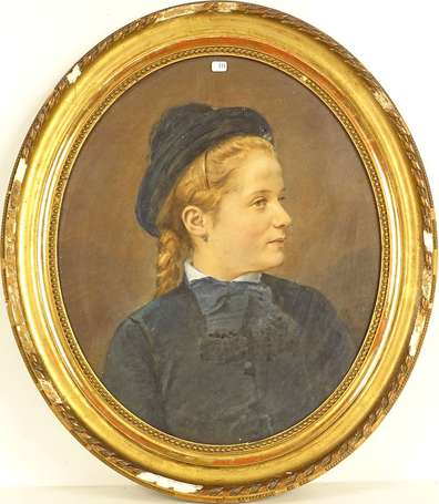 HALLE Samuel Baruch Ludwig (1824-1889) - Portrait 
