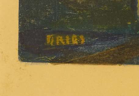 DRIES Jean (1905-1973) - Paysage fauve. 