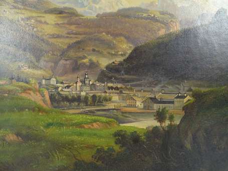 EGGLI Jakob (1812-1880) - Vue des Alpes suisses. 