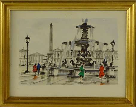 LEGENDRE Maurice (1878-1955) - Paris, Place de la 