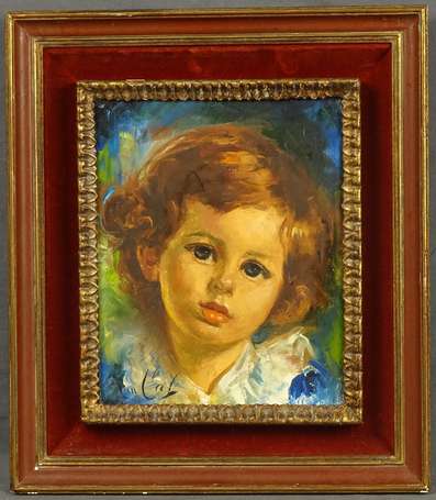 VAN CLEEF Robert (1914-?) - Portrait de jeune 