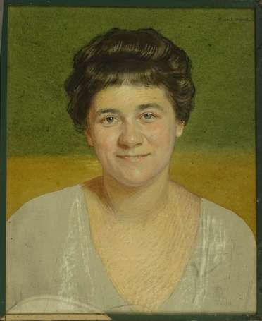 BASCHET Marcel (1862-1941) - Portrait de femme. 
