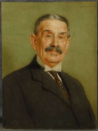 BASCHET Marcel (1862-1941) - Portrait d'homme. 