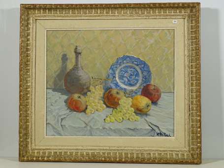 MILOCH Henri (1898-1979) Nature morte aux fruits. 