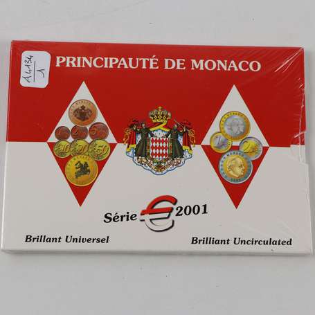 Principauté de Monaco, Euros 2001, brillant 