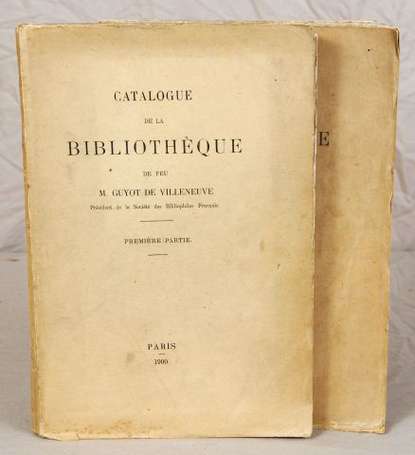 (Catalogue de vente publique).  Catalogue des 