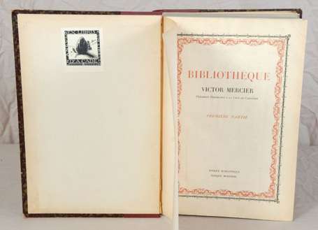 (Catalogue de vente publique). Bibliothèque Victor