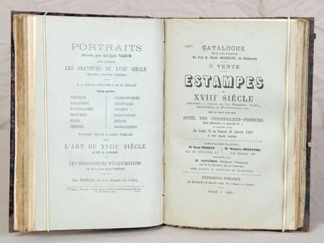 (Catalogue de vente publique). ESTAMPES. Catalogue