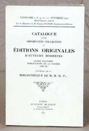 (Catalogue de vente publique).  Catalogue d'une 