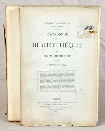 (Catalogue de vente publique).  Catalogue de la 