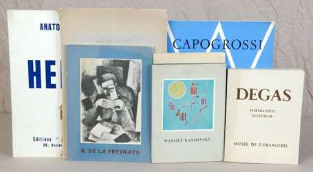 (Catalogues d'expositions d'artistes).  Catalogues